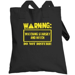Warning Watching  Starsky And Hutch Totebag