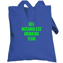 Uss Mccandless Drinking Team Navy Ship Totebag
