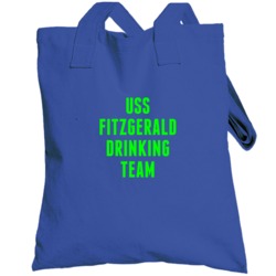 Uss Fitzgerald Drinking Team Navy Ship Totebag