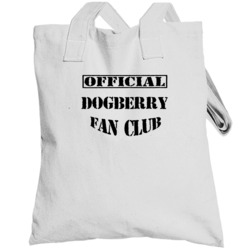 Dogberry Fan Club Favorite Character Novel Book Totebag