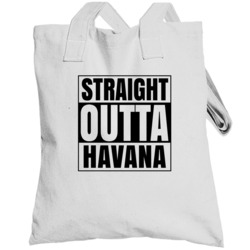 Straight Outta Havana Illinois City Compton Parody Totebag