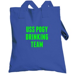 Uss Pogy Drinking Team Navy Ship Totebag