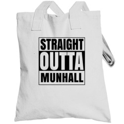 Straight Outta Munhall Pennsylvania City Compton Parody Totebag