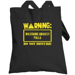 Warning Watching  Gravity Falls Totebag