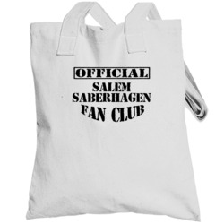 Salem Saberhagen Fan Club Favorite Character Novel Book Totebag