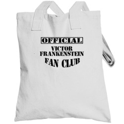Victor Frankenstein Fan Club Favorite Character Novel Book Totebag