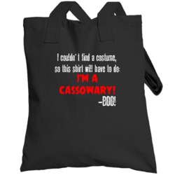 Im A Cassowary Boo Funny Animal Halloween Costume Totebag