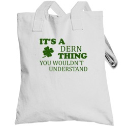 Its A Dern Thing You Wouldnt Understand Irish Clover Totebag