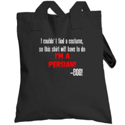 Im A Persian Boo Funny Animal Halloween Costume Totebag