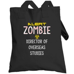 Alert Zombie Director Of Overseas Studies Warning Scary Halloween Job 