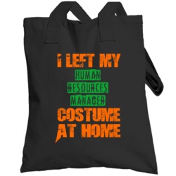 Left Human Resources Manager Halloween Costume At Home Funny Job Toteb