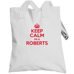 Family Roberts Keep Calm and Carry On Baby One Piece Bodysuit Totebag