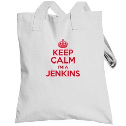 Family Jenkins Keep Calm and Carry On Baby One Piece Bodysuit Totebag
