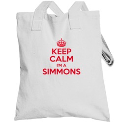 Family Simmons Keep Calm and Carry On Baby One Piece Bodysuit Totebag