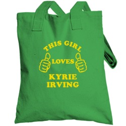 This Girl Loves Kyrie Irving Australian Sports Athletes Totebag