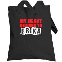 Erika Heart Belongs To Boyfriend Girlfriend Husband Wife Custom Name L