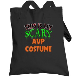 This Is My Scary Avp Halloween Funny Custom Job Totebag