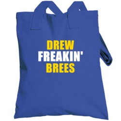 Drew Brees Freakin Football San Diego Sports California Totebag