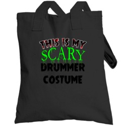 This Is My Scary Drummer Halloween Cool Trending Job Totebag