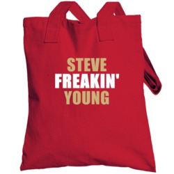 Steve Young Freakin San Francisco Football Sports California Totebag