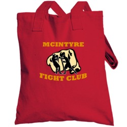 Custom Fight Club Mcintyre Funny Family Reunion Last Name Surname Tote