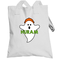 Huram Halloween Ghost First Name Cool Boys Totebag