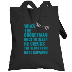 Dave Capuano Boogeyman San Jose Hockey Sports California Totebag