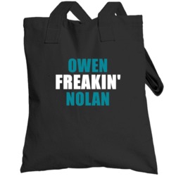 Owen Nolan Freakin San Jose Hockey Sports California Totebag