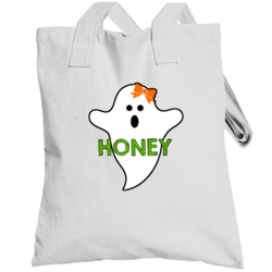 Honey Halloween Ghost First Name Cool Girls Totebag