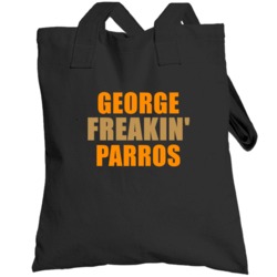 George Parros Freakin Hockey Sports Anaheim California Totebag