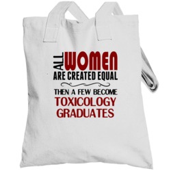 Woman Toxicology Graduate Totebag