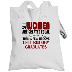 Woman Cell Biology Graduate Totebag