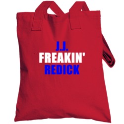 J J Redick Freakin Basketball Sports Los Angeles La California Totebag