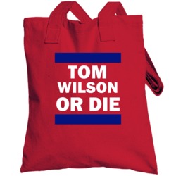 Tom Wilson Or Die Washington Hockey Totebag