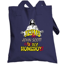 John Scott Jesus Homeboys San Diego Baseball Sports California Totebag