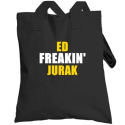 Ed Jurak Freakin Baseball Oakland Sports California Totebag