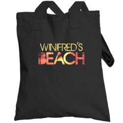 Winifred's Beach Personalized Name Cool Party Totebag