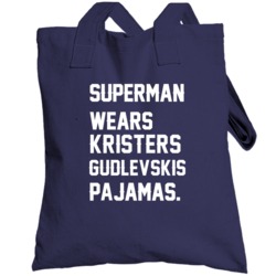 Superman Wears Kristers Gudlevskis Pajamas Tampa Bay Hockey Player Tot