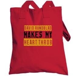 David Rundblad Makes My Heart Throb Ottawa Hockey Player Totebag