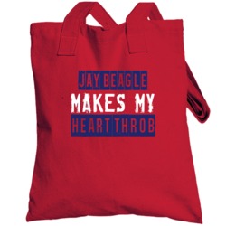 Jay Beagle Makes My Heart Throb Washington Hockey Player Totebag