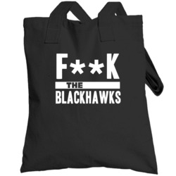 F The Chicago Hockey Team Fan Funny Haters Support Totebag