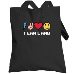 Team Lamb Custom Name Trending Gwen Emoji Heart Totebag