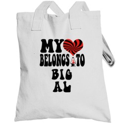 My Heart Belongs To Big Al Mob Boss Gangster Mafia Fan Totebag