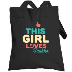 This Girl Loves Tuukka Funny Name Totebag