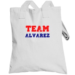 Team Alvarez White Family Reunion Last Name Surname Totebag