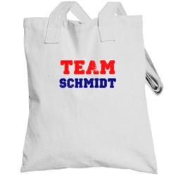 Team Schmidt White Family Reunion Last Name Surname Totebag