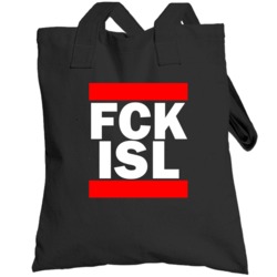 Fck Isl Iceland Funny Graphic Patriotic Parody Black Totebag