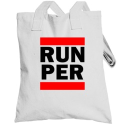 Run Per Peru Funny Graphic Patriotic Parody Totebag