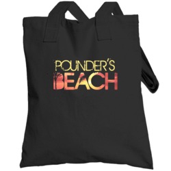 Pounder's Beach Personalized Name Cool Party Totebag