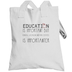 Kendall Jackson Vineyard Estates Important Drinking Cool Party Totebag